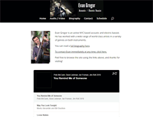 Tablet Screenshot of evangregor.com